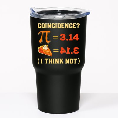 Pi 3,14 = Pie Coincidence I Think Not Pun Math Nerd Pi Day Tumbler