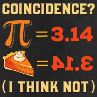 Pi 3,14 = Pie Coincidence I Think Not Pun Math Nerd Pi Day 25L Jumbo Tote