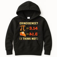 Pi 3,14 = Pie Coincidence I Think Not Pun Math Nerd Pi Day Kids Hoodie