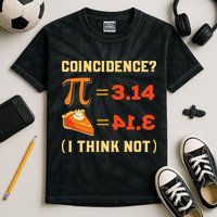 Pi 3,14 = Pie Coincidence I Think Not Pun Math Nerd Pi Day Kids Tie-Dye T-Shirt