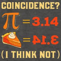 Pi 3,14 = Pie Coincidence I Think Not Pun Math Nerd Pi Day Vector Backpack