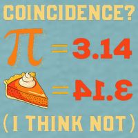 Pi 3,14 = Pie Coincidence I Think Not Pun Math Nerd Pi Day Sueded Cloud Jersey T-Shirt