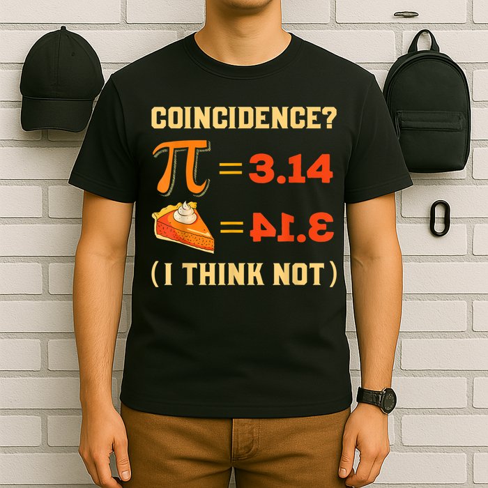 Pi 3,14 = Pie Coincidence? I Think Not Pun Math Nerd Pi Day T-Shirt
