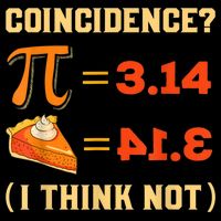 Pi 3,14 = Pie Coincidence? I Think Not Pun Math Nerd Pi Day Tall T-Shirt