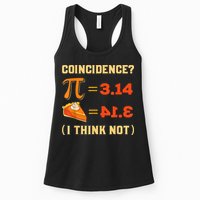 Pi 3,14 = Pie Coincidence? I Think Not Pun Math Nerd Pi Day Womens Tank Top