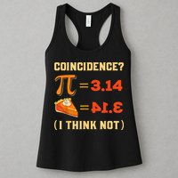 Pi 3,14 = Pie Coincidence? I Think Not Pun Math Nerd Pi Day Womens Tank Top