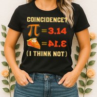 Pi 3,14 = Pie Coincidence? I Think Not Pun Math Nerd Pi Day Womens T-Shirt