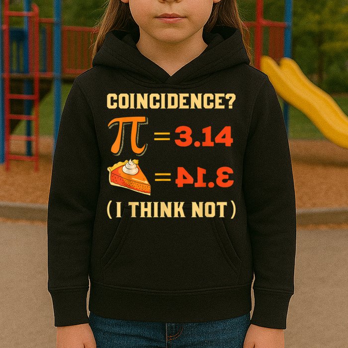 Pi 3,14 = Pie Coincidence? I Think Not Pun Math Nerd Pi Day Kids Hoodie