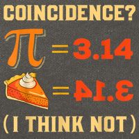 Pi 3,14 = Pie Coincidence? I Think Not Pun Math Nerd Pi Day Cotton Canvas Backpack