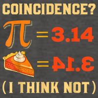 Pi 3,14 = Pie Coincidence? I Think Not Pun Math Nerd Pi Day Vector Backpack