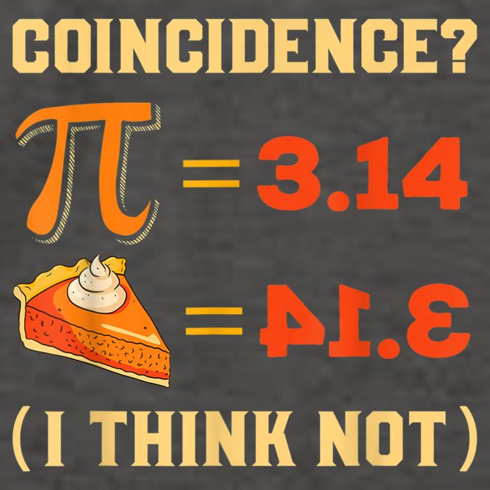 Pi 3,14 = Pie Coincidence? I Think Not Pun Math Nerd Pi Day Vector Backpack
