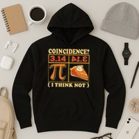 Pi 3,14 Pie Coincidence I Think Not Math Lover Nerd Pi Day Hoodie