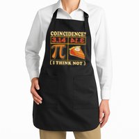 Pi 3,14 Pie Coincidence I Think Not Math Lover Nerd Pi Day Apron