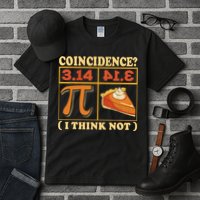 Pi 3,14 Pie Coincidence I Think Not Math Lover Nerd Pi Day Tall T-Shirt