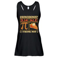 Pi 3,14 Pie Coincidence I Think Not Math Lover Nerd Pi Day Ladies Essential Flowy Tank