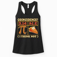 Pi 3,14 Pie Coincidence I Think Not Math Lover Nerd Pi Day Womens Tank Top