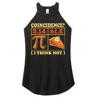 Pi 3,14 Pie Coincidence I Think Not Math Lover Nerd Pi Day Women's Perfect Tri Rocker Tank