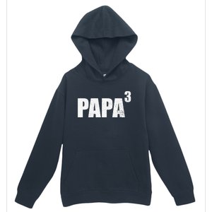 Papa 3 Papa Cubed Grandpa 3 Papa Urban Pullover Hoodie