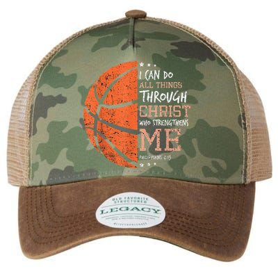 Philippians 4 13 I Can Do All Things Christian Basketball Legacy Tie Dye Trucker Hat