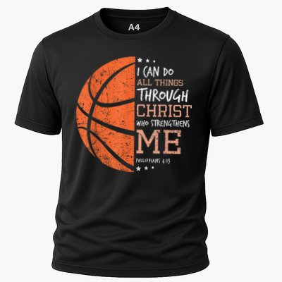 Philippians 4 13 I Can Do All Things Christian Basketball Performance Shirt