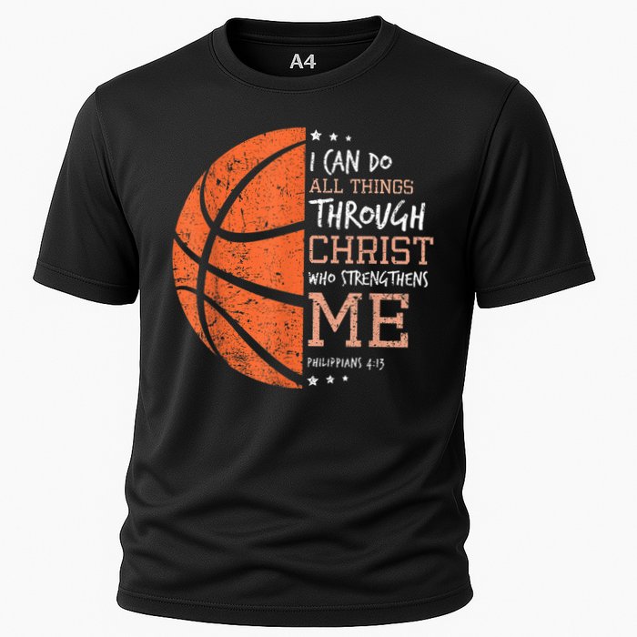 Philippians 4 13 I Can Do All Things Christian Basketball Performance Shirt