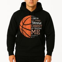 Philippians 4 13 I Can Do All Things Christian Basketball Hoodie