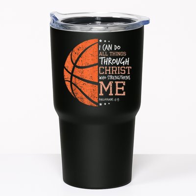Philippians 4 13 I Can Do All Things Christian Basketball Tumbler