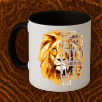 Philippians 4 13 I Can Do All Things Through Christ Who Strengthens Me Lion Mug