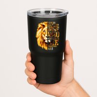 Philippians 4 13 I Can Do All Things Through Christ Who Strengthens Me Lion Tumbler