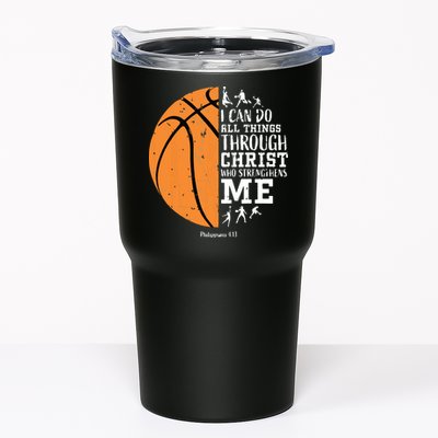 Philippians 4 13 I Can Do All Things Christian Basketball Tumbler