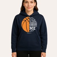 Philippians 4 13 I Can Do All Things Christian Basketball Hoodie