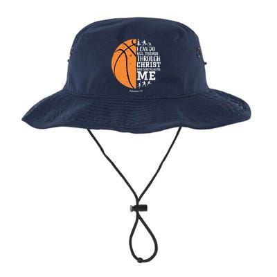 Philippians 4 13 I Can Do All Things Christian Basketball Bucket Hat