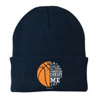 Philippians 4 13 I Can Do All Things Christian Basketball Beanie