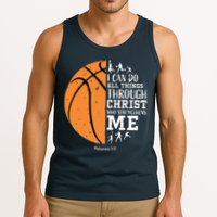 Philippians 4 13 I Can Do All Things Christian Basketball Tank Top