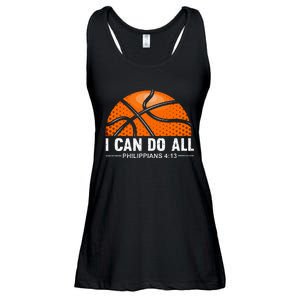 Philippians 4 13 I Can Do All Things Christian Basketball Ladies Essential Flowy Tank