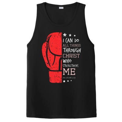 Philippians 4 13 I Can Do All Things Christian Boxing PosiCharge Competitor Tank