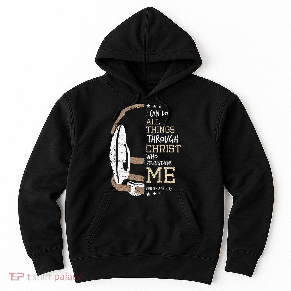 Philippians 4 13 I Can Do All Things Christian Wrestling Hoodie