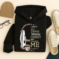 Philippians 4 13 I Can Do All Things Christian Wrestling Hoodie
