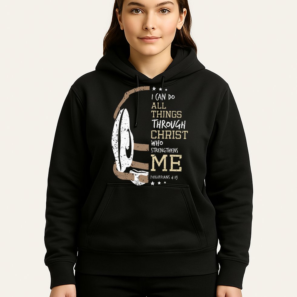 Philippians 4 13 I Can Do All Things Christian Wrestling Hoodie