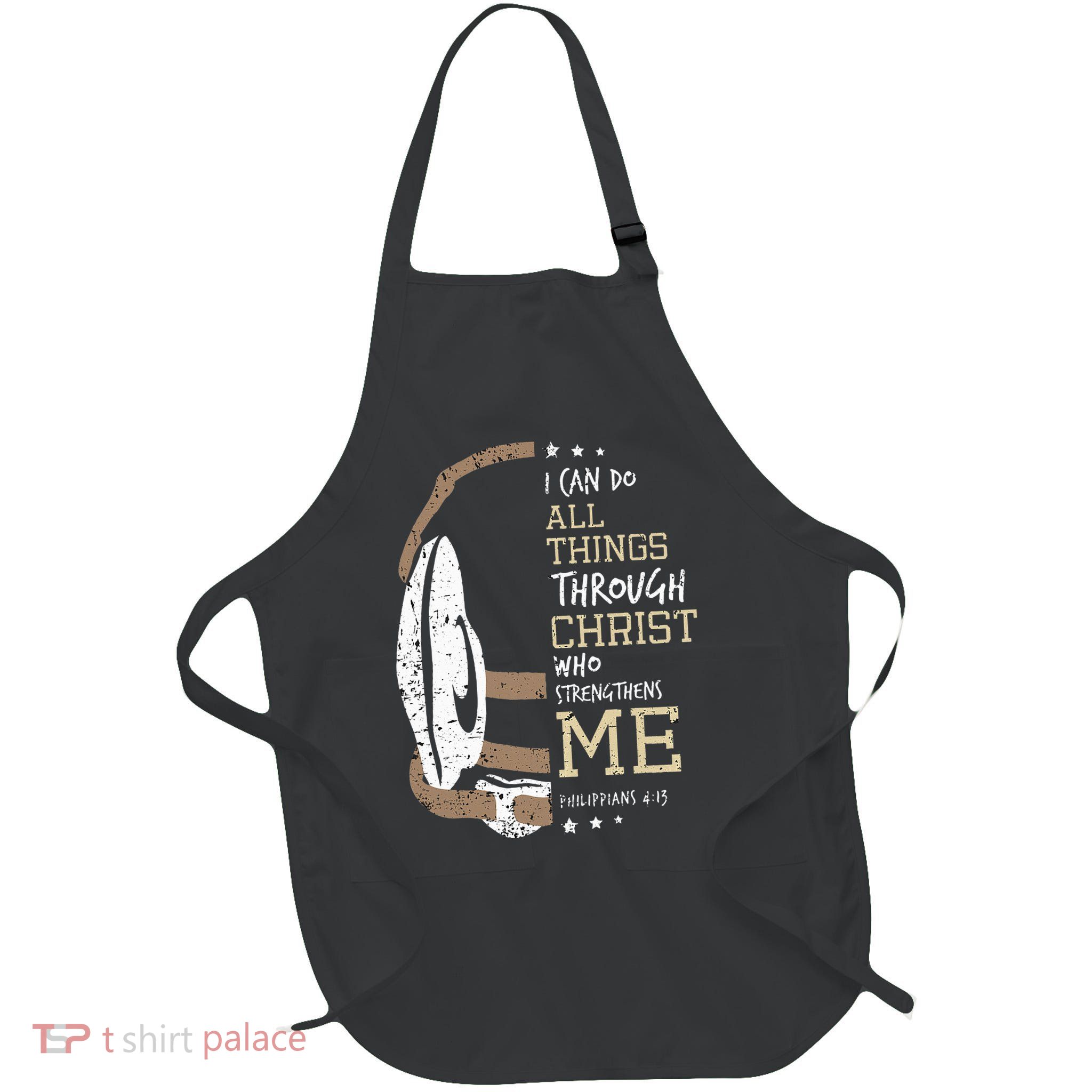 Philippians 4 13 I Can Do All Things Christian Wrestling Apron