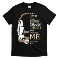Philippians 4 13 I Can Do All Things Christian Wrestling T-Shirt