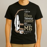 Philippians 4 13 I Can Do All Things Christian Wrestling T-Shirt