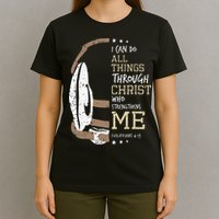 Philippians 4 13 I Can Do All Things Christian Wrestling T-Shirt