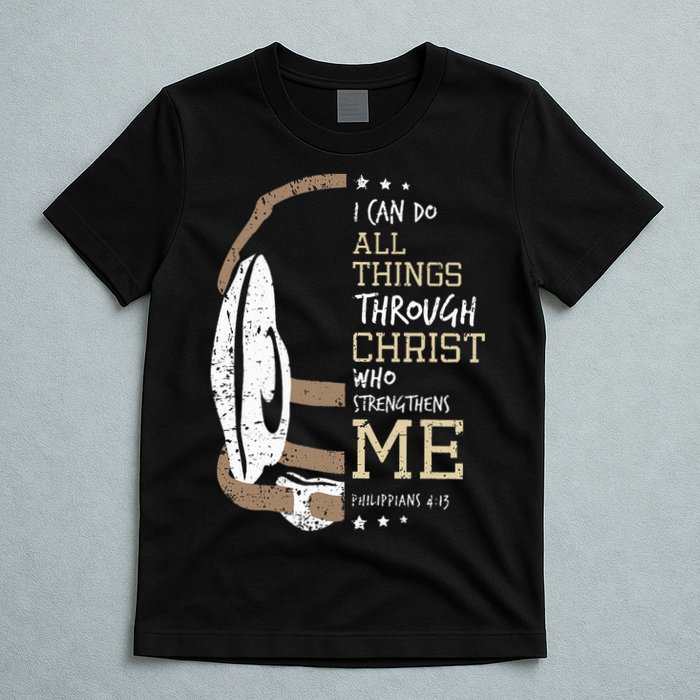 Philippians 4 13 I Can Do All Things Christian Wrestling T-Shirt