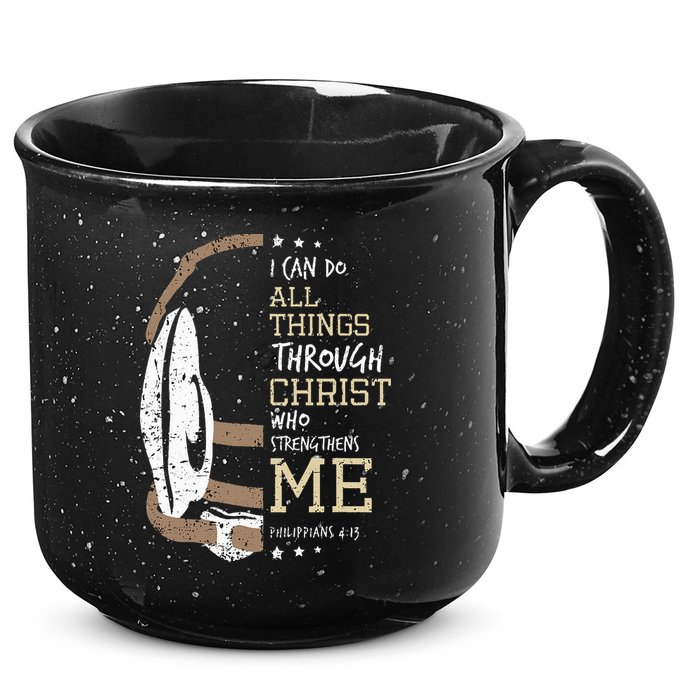 Philippians 4 13 I Can Do All Things Christian Wrestling 15oz Campfire Ceramic Mug