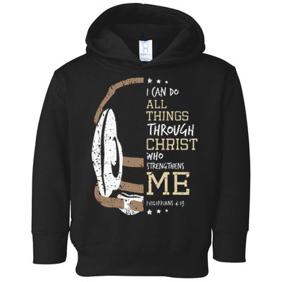 Philippians 4 13 I Can Do All Things Christian Wrestling Toddler Hoodie