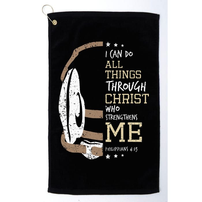 Philippians 4 13 I Can Do All Things Christian Wrestling Golf Towel
