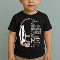 Philippians 4 13 I Can Do All Things Christian Wrestling Toddler T-Shirt