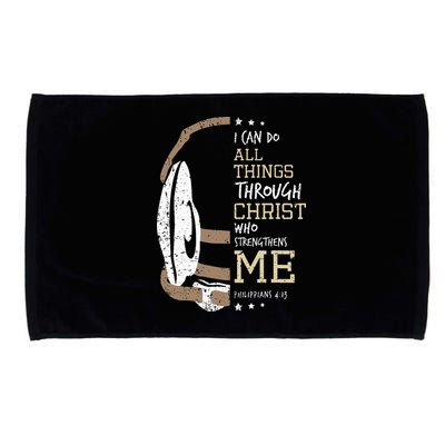 Philippians 4 13 I Can Do All Things Christian Wrestling Microfiber Hand Towel