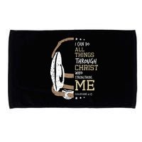 Philippians 4 13 I Can Do All Things Christian Wrestling Microfiber Hand Towel